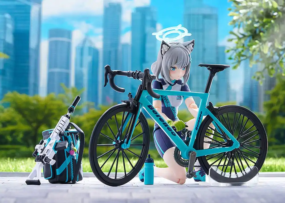 Blue Archive Figma akcijska figura Shiroko Sunaookami Cycling DX Edition 15 cm fotografija proizvoda