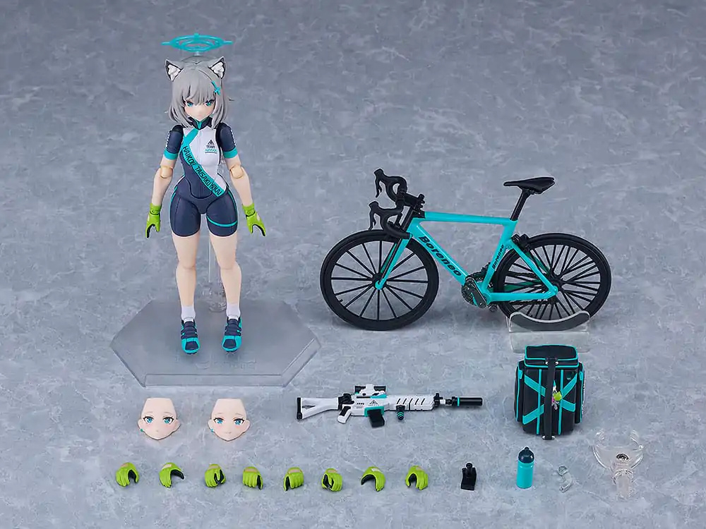 Blue Archive Figma akcijska figura Shiroko Sunaookami Cycling DX Edition 15 cm fotografija proizvoda