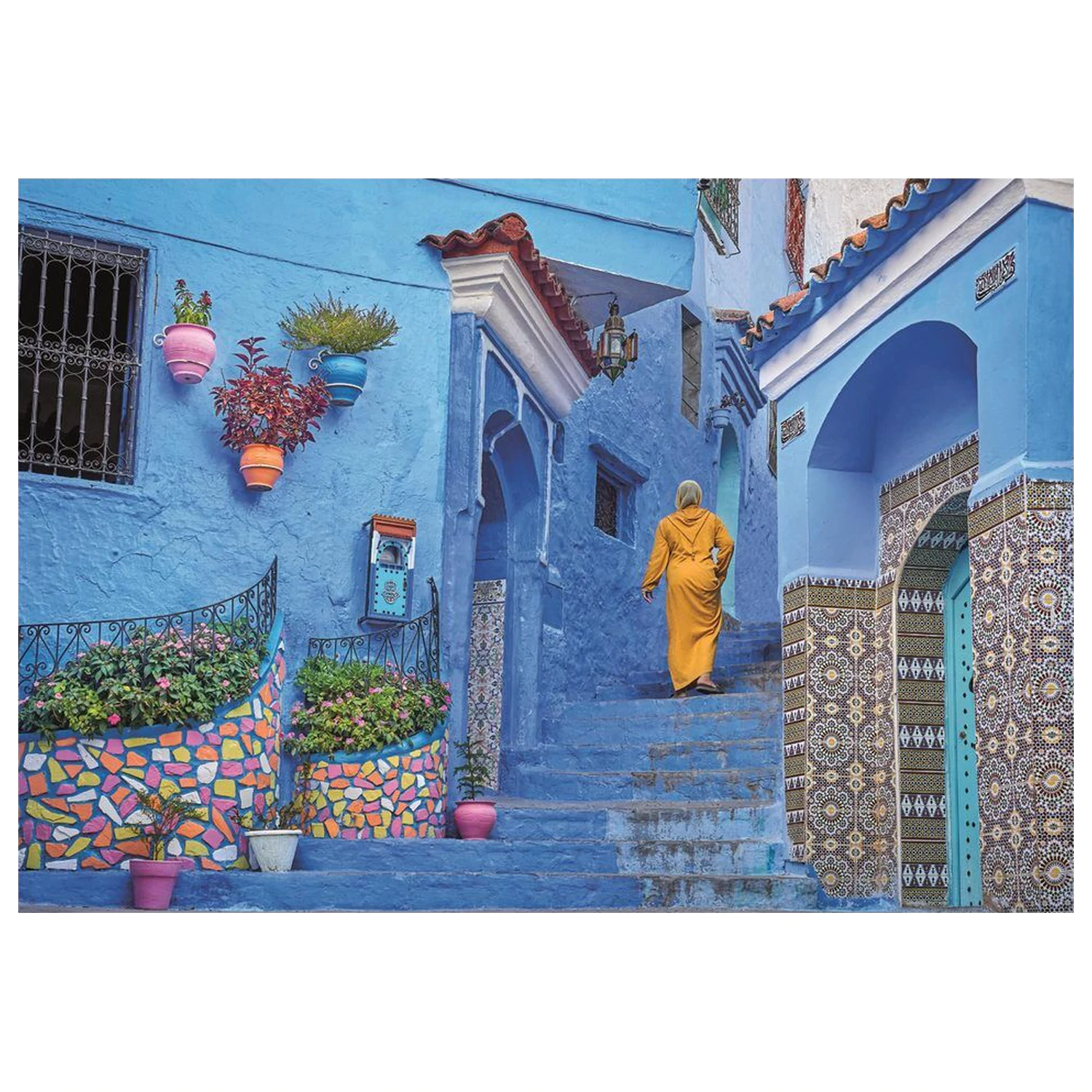 Blue Street Of Chefchaouen slagalica 500 kom. fotografija proizvoda