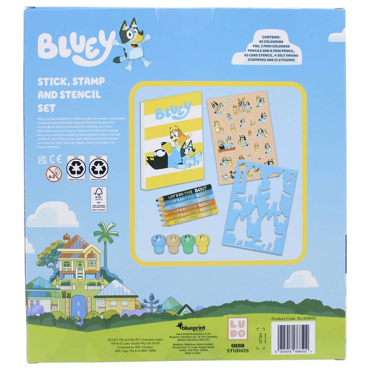 Bluey Set za kreativno bojanje od 14 komada fotografija proizvoda