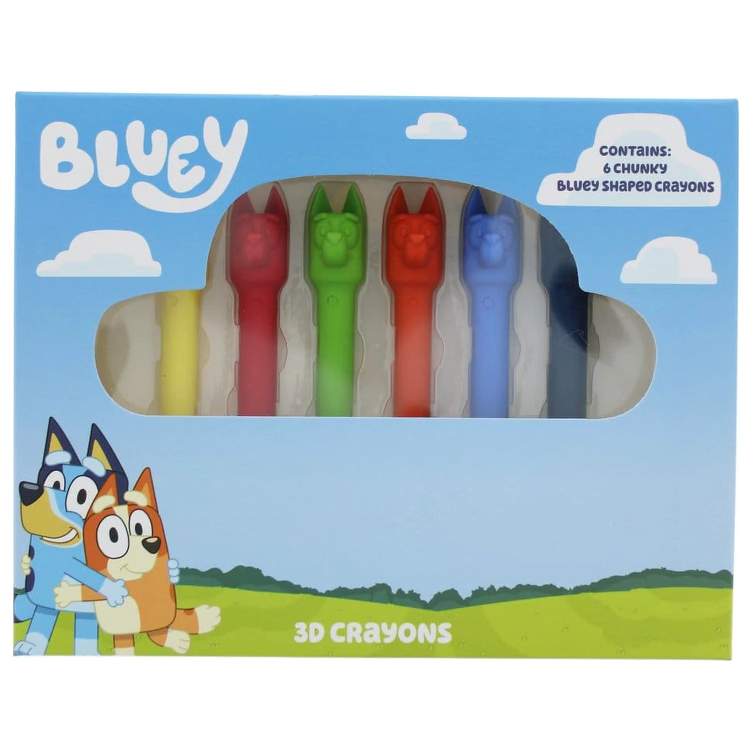 Bluey voštane bojice, pakiranje od 6 komada fotografija proizvoda