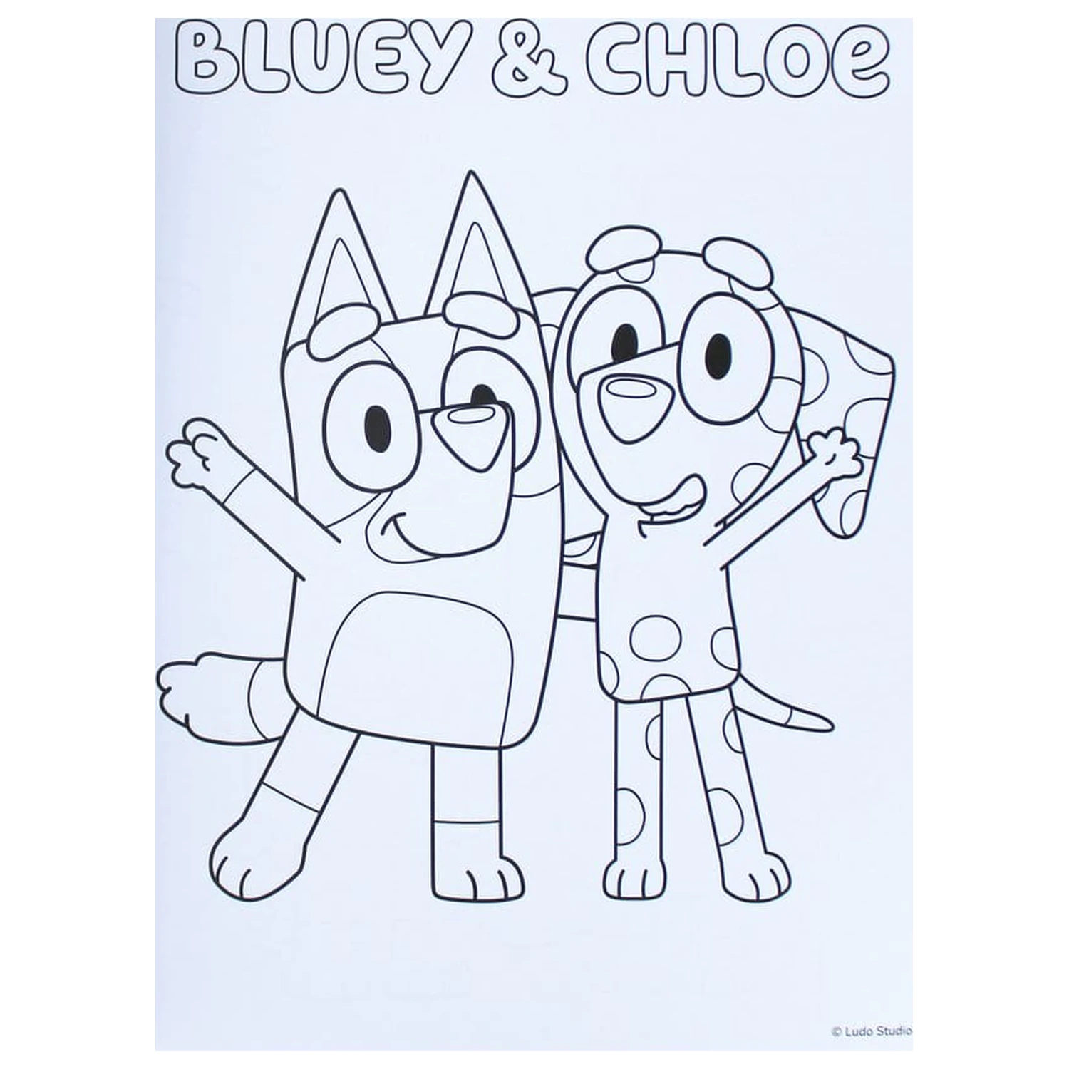 Bluey bojanka A4 i set naljepnica fotografija proizvoda