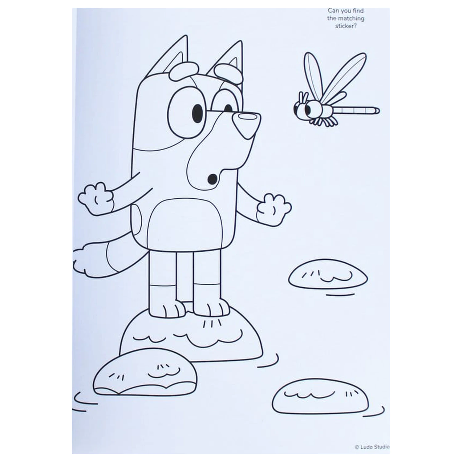 Bluey bojanka A4 i set naljepnica fotografija proizvoda