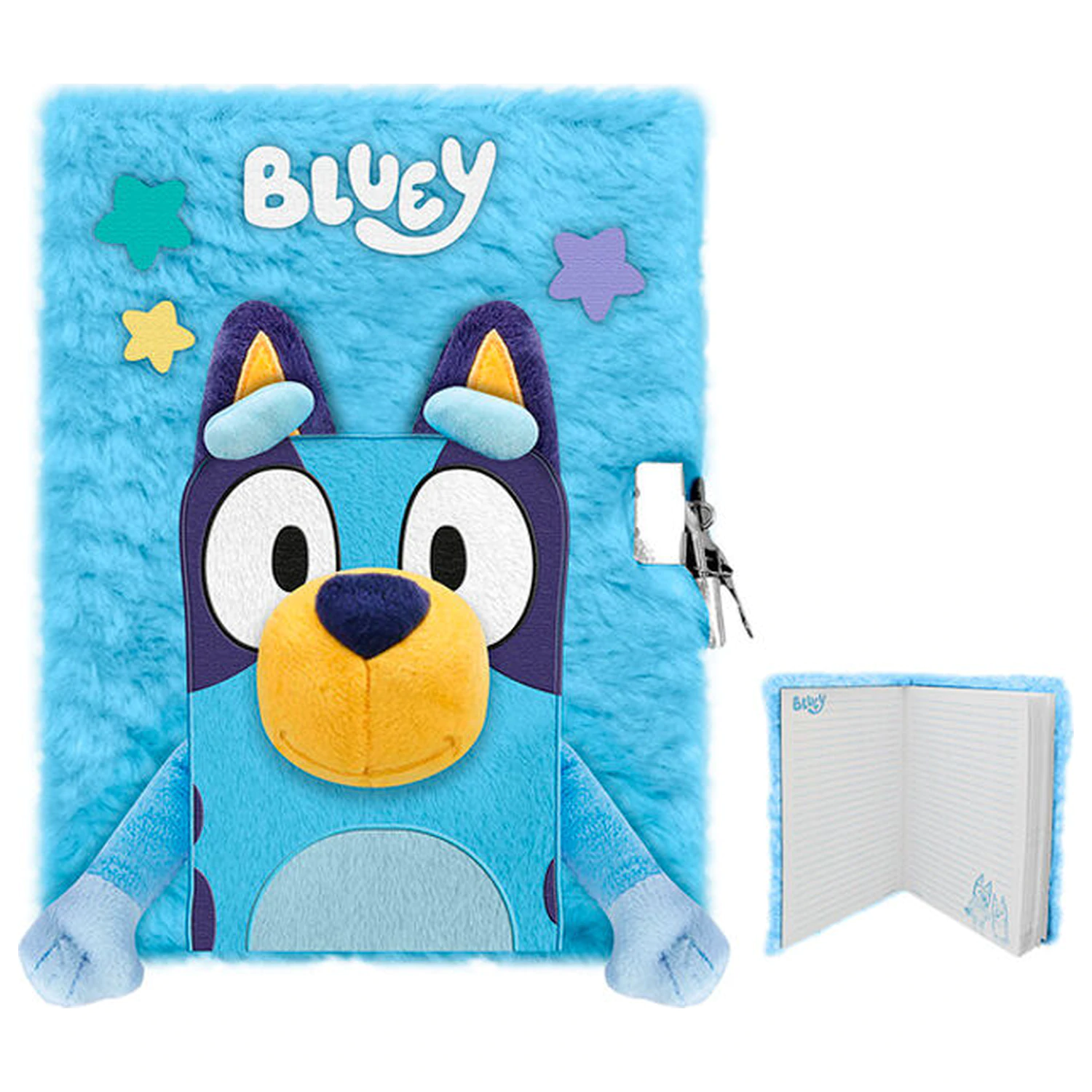 Bluey A5 plišana bilježnica fotografija proizvoda