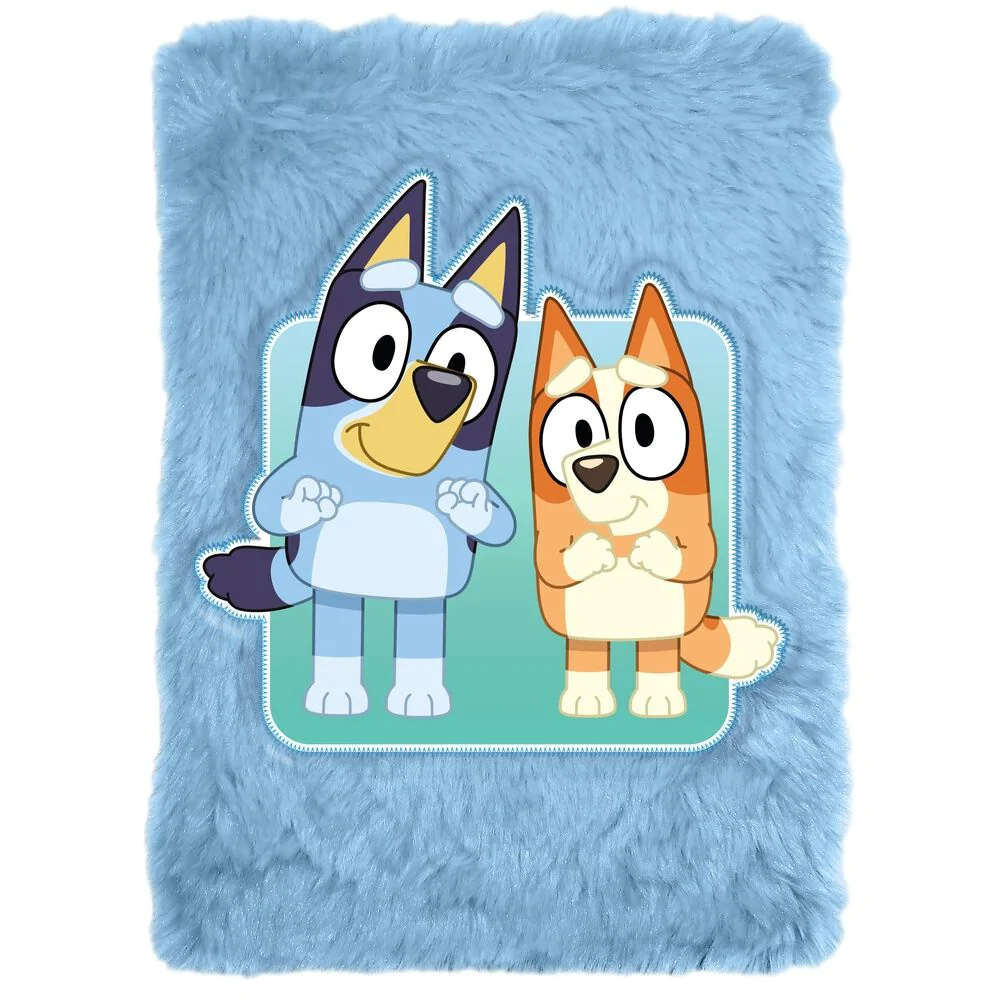 Bluey A5 plišna bilježnica fotografija proizvoda