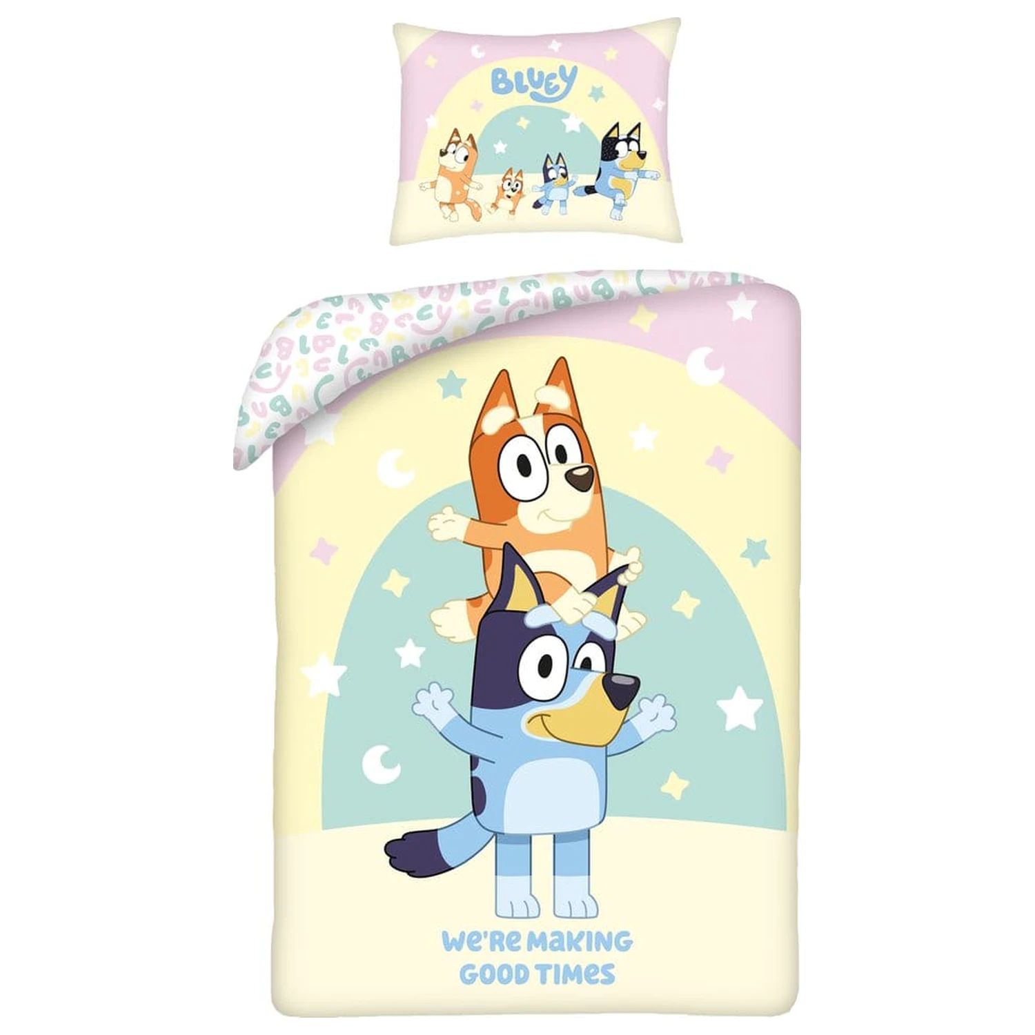 Bluey Duvet Set We're Making Good Times fotografija proizvoda