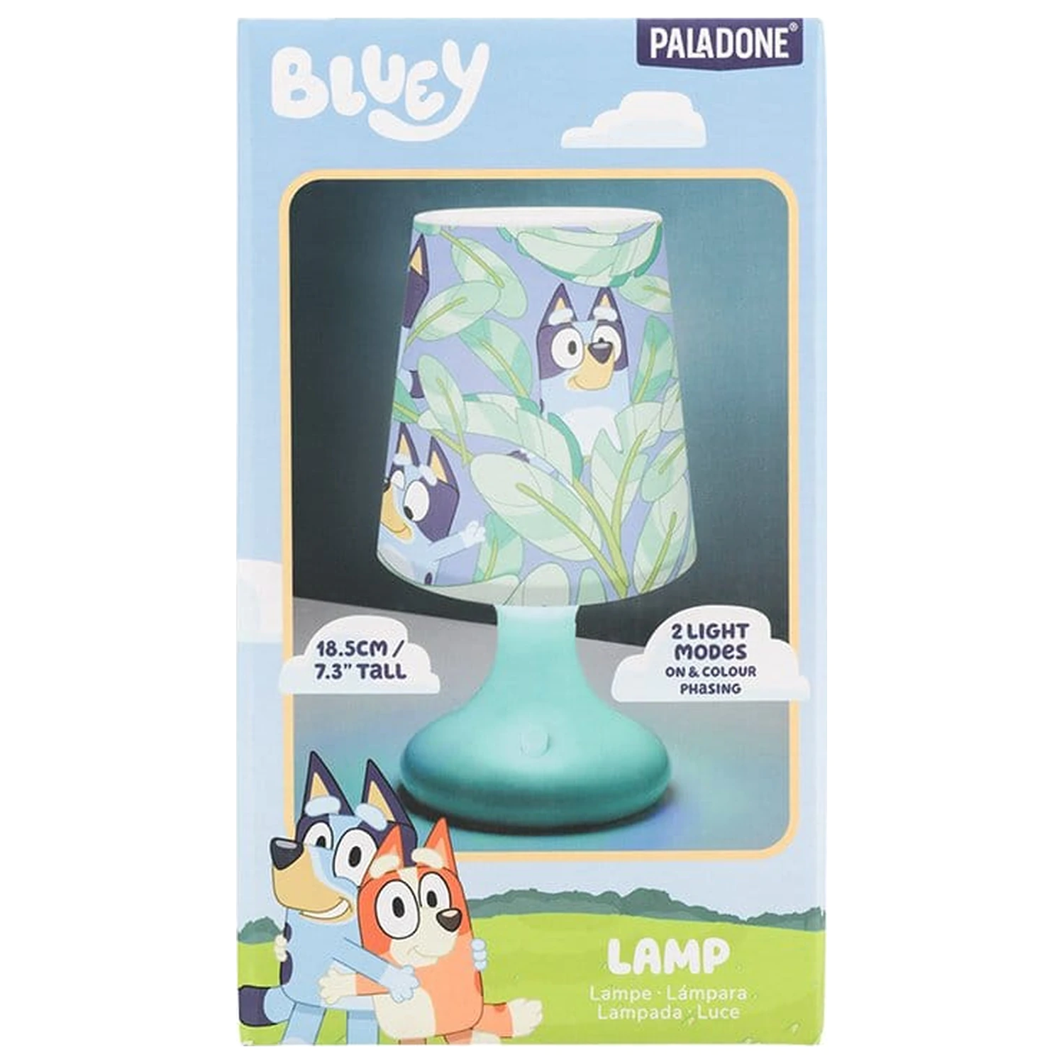 Bluey stolna lampa fotografija proizvoda