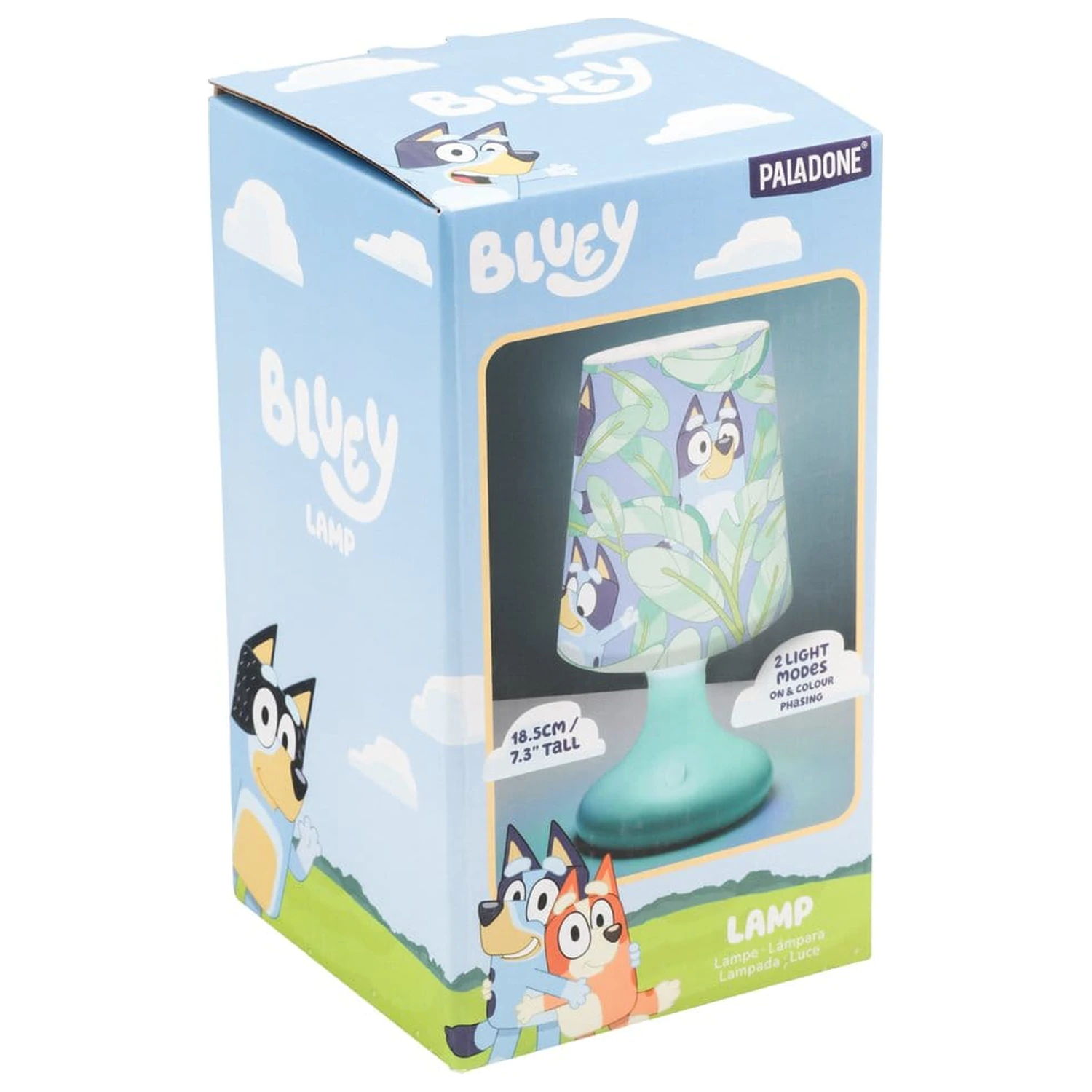 Bluey stolna lampa fotografija proizvoda