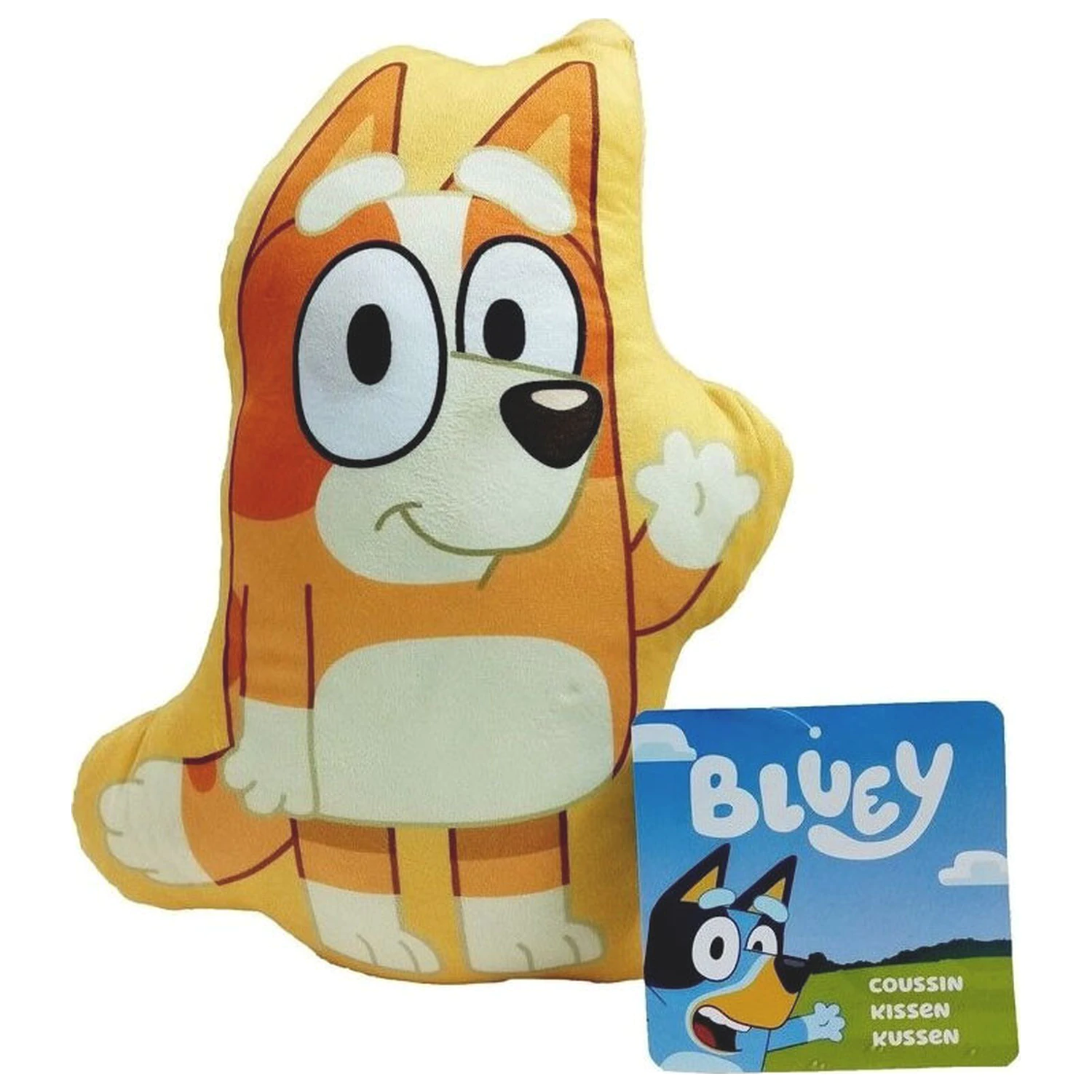 Bluey Bingo oblikovani jastuk, ukrasni jastuk 21x31 cm fotografija proizvoda