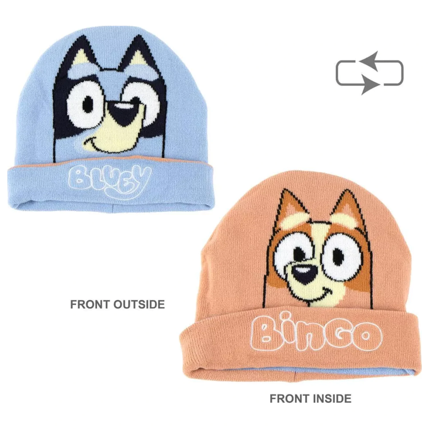 Bluey Bingo obostrana dječja kapa fotografija proizvoda