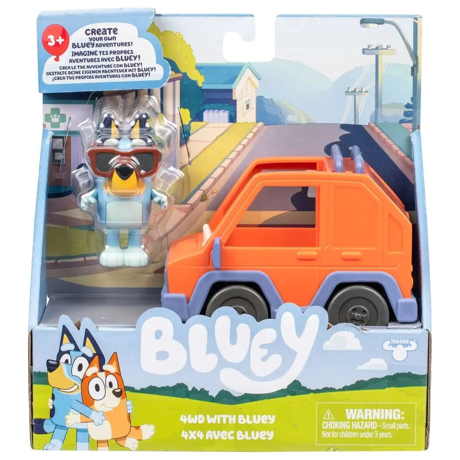 Bluey Mini figura playset Bluey & 4WD automobil fotografija proizvoda