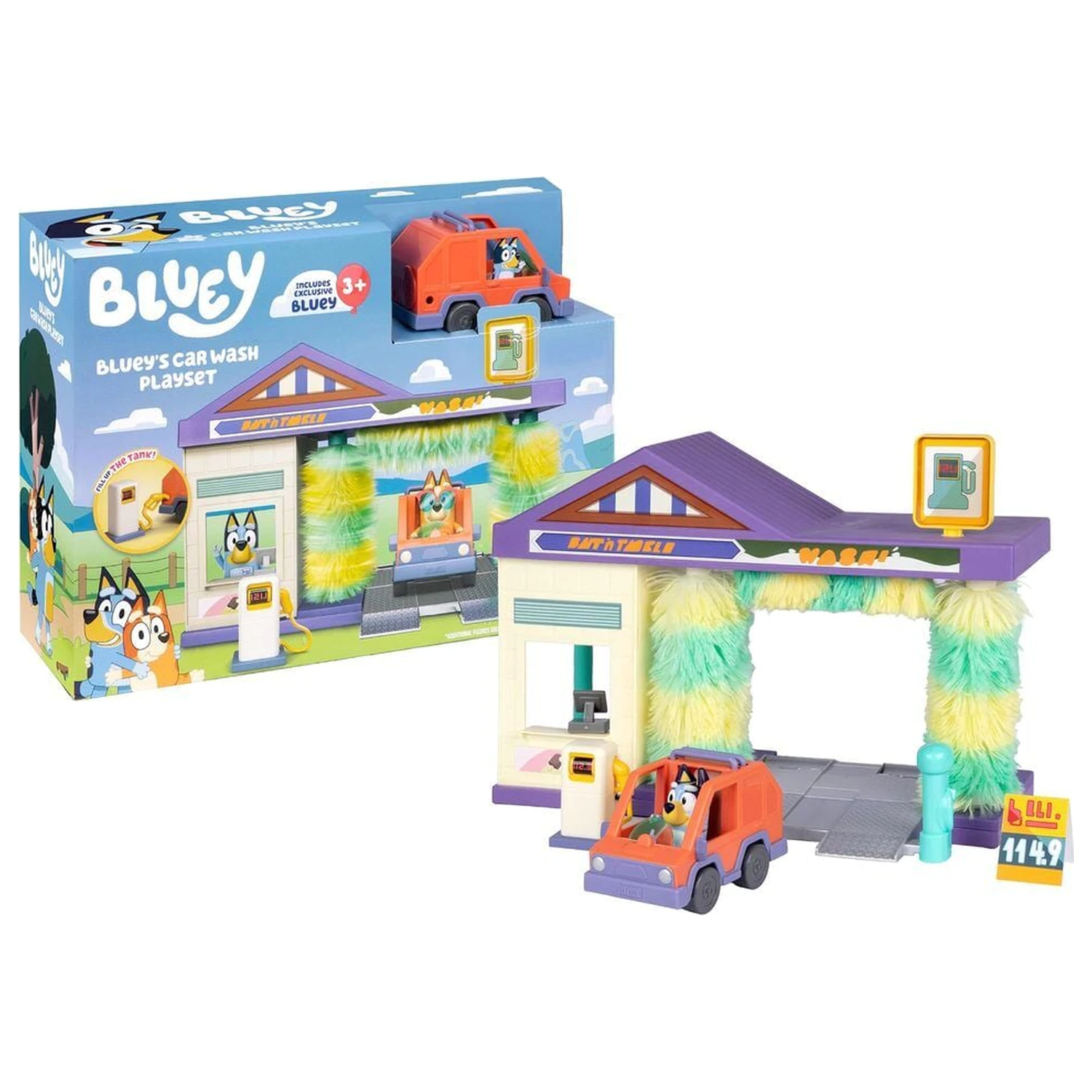 Bluey Auto praonica set za igru fotografija proizvoda