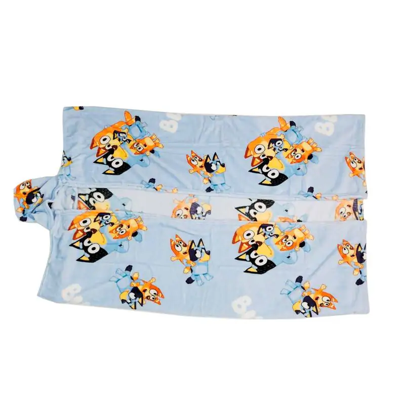 Bluey koraljna deka s kapuljačom 120x150cm fotografija proizvoda