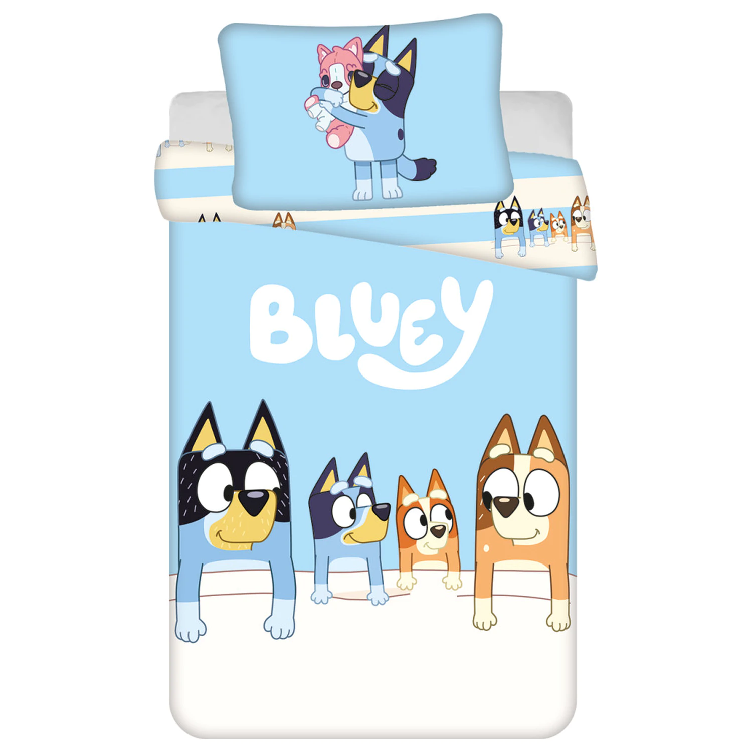 Bluey Family navlaka za poplun za malu djecu, za predškolce fotografija proizvoda