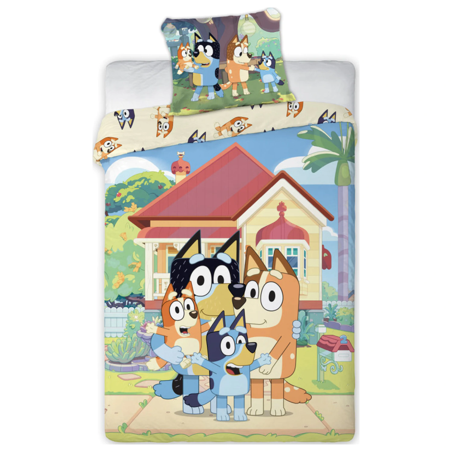 Bluey Family Home navlaka za poplun fotografija proizvoda