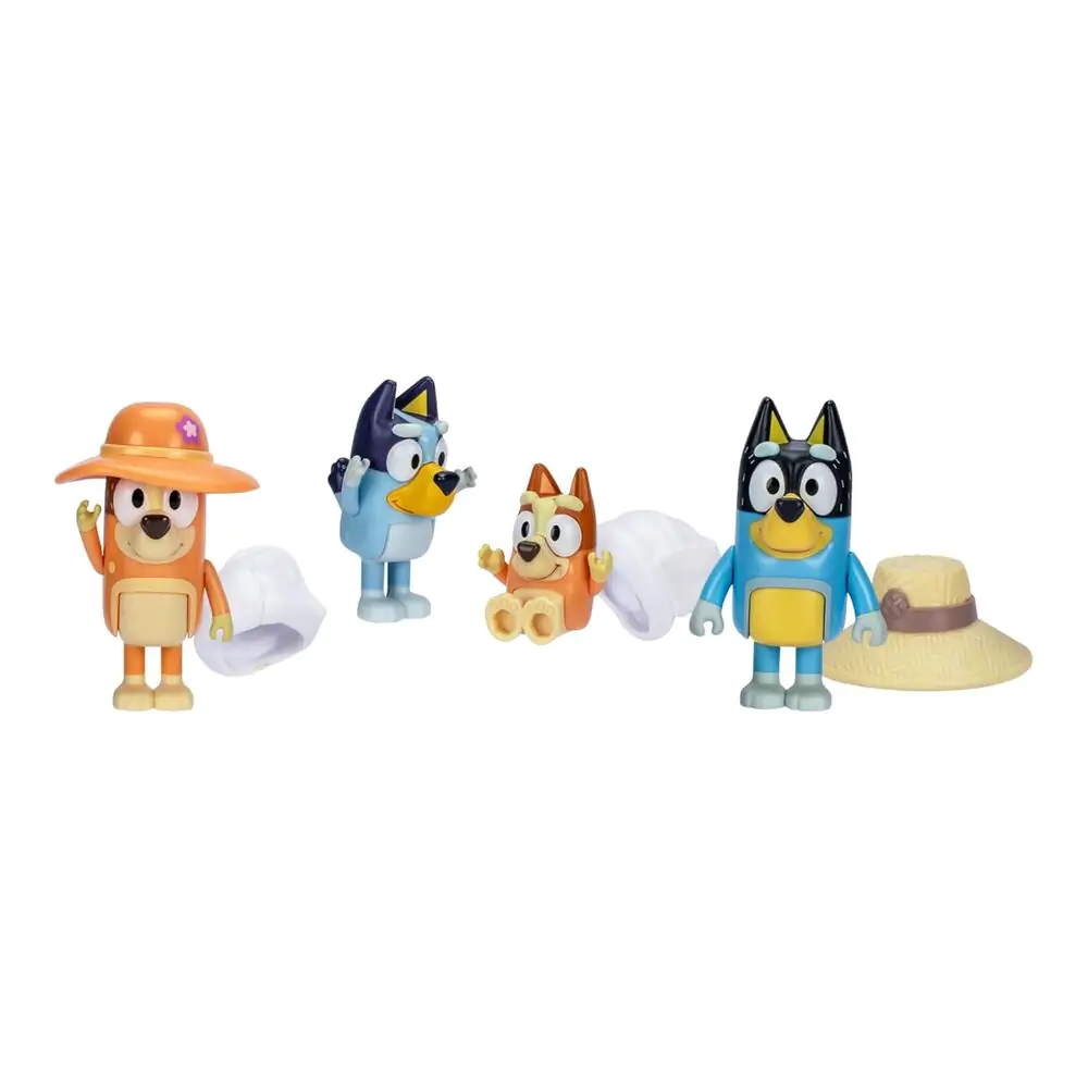 Bluey Family Trip pakiranje 4 figure fotografija proizvoda