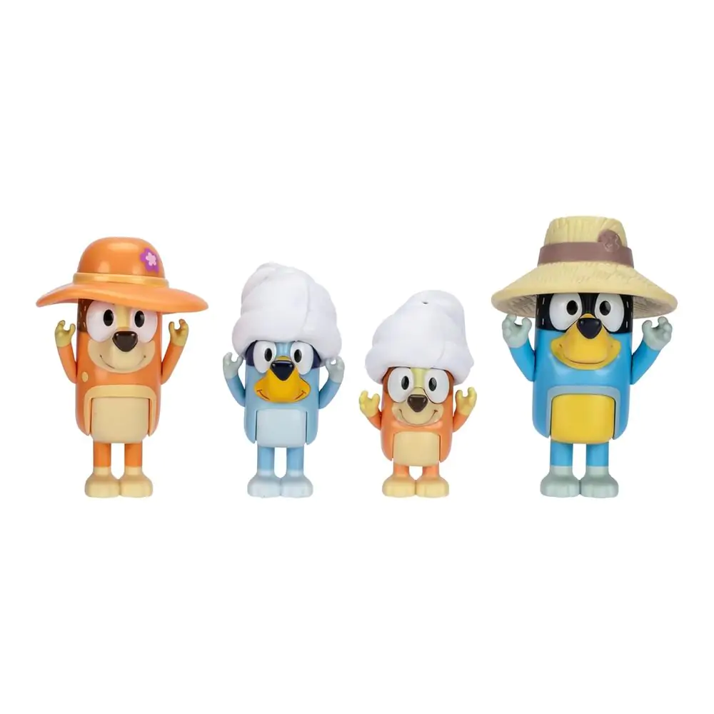 Bluey Family Trip pakiranje 4 figure fotografija proizvoda