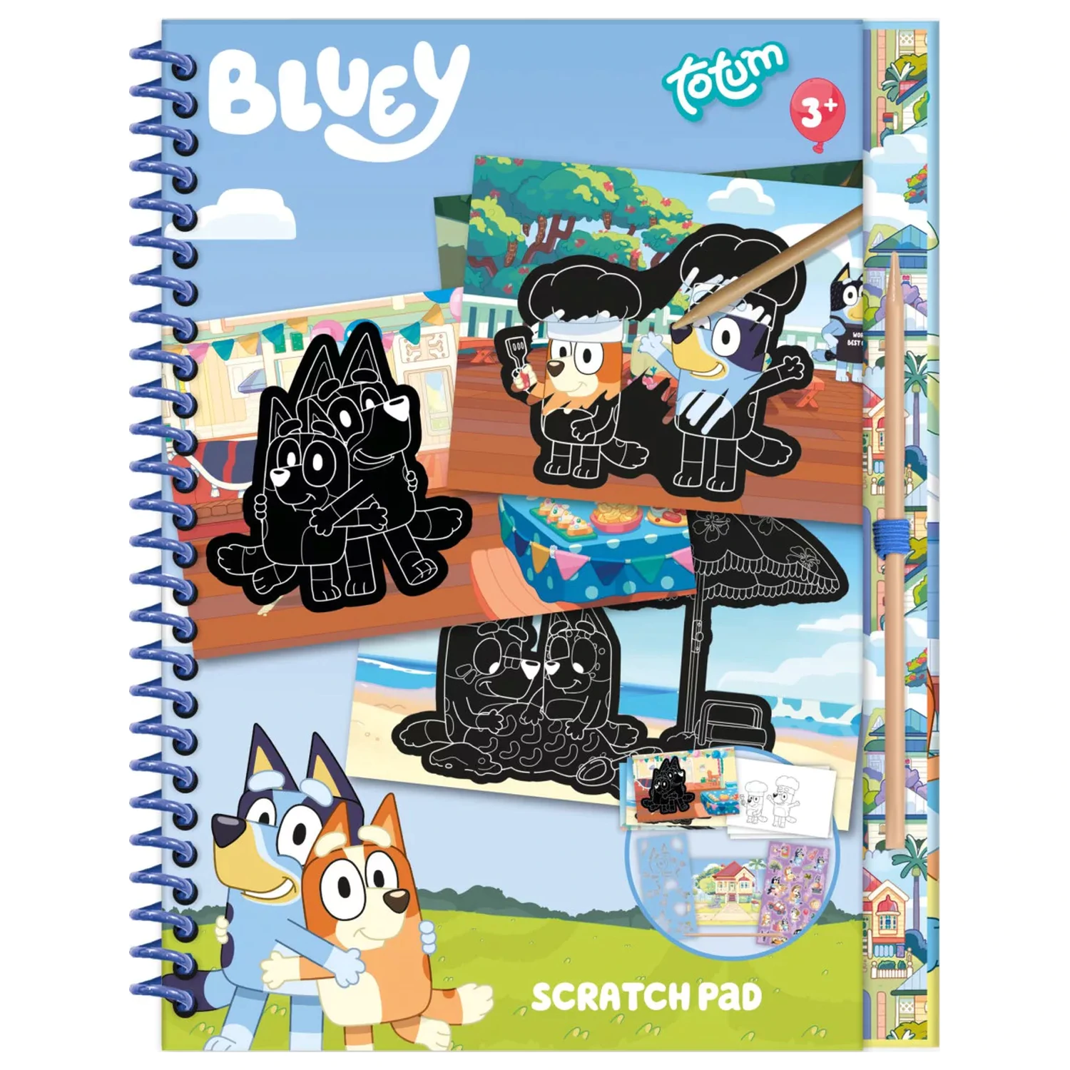 Bluey Zabavni set za grebanje i aktivnosti fotografija proizvoda