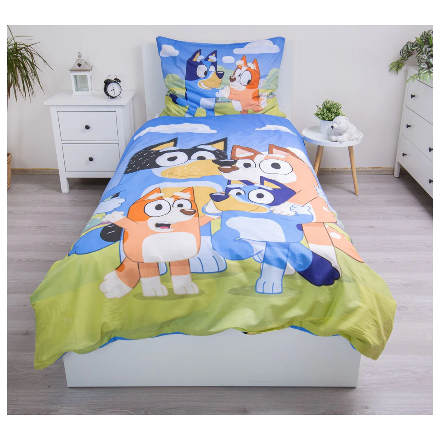 Bluey Sretna obitelj navlaka za poplun fotografija proizvoda