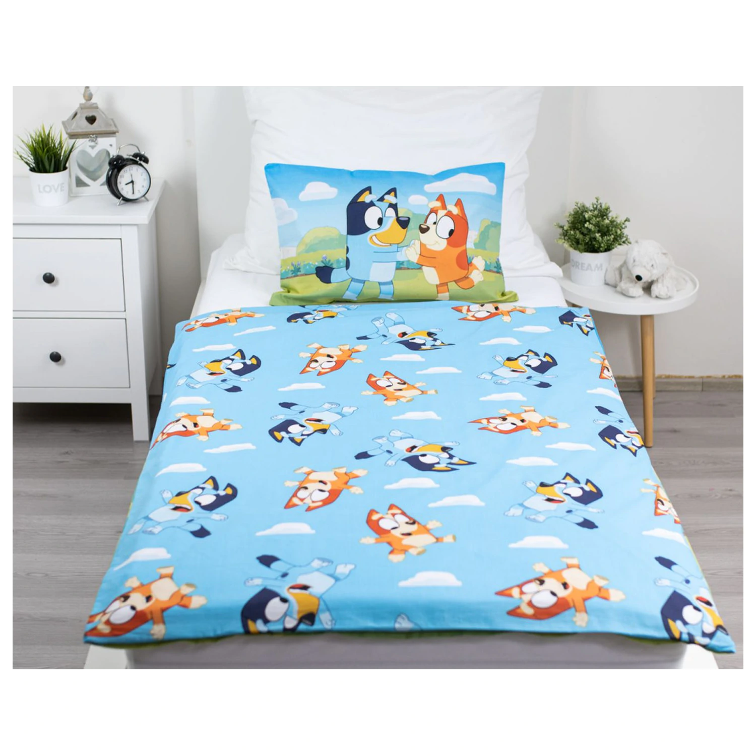 Bluey Happy Family Kids' Preschool Navlaka za poplun Set fotografija proizvoda