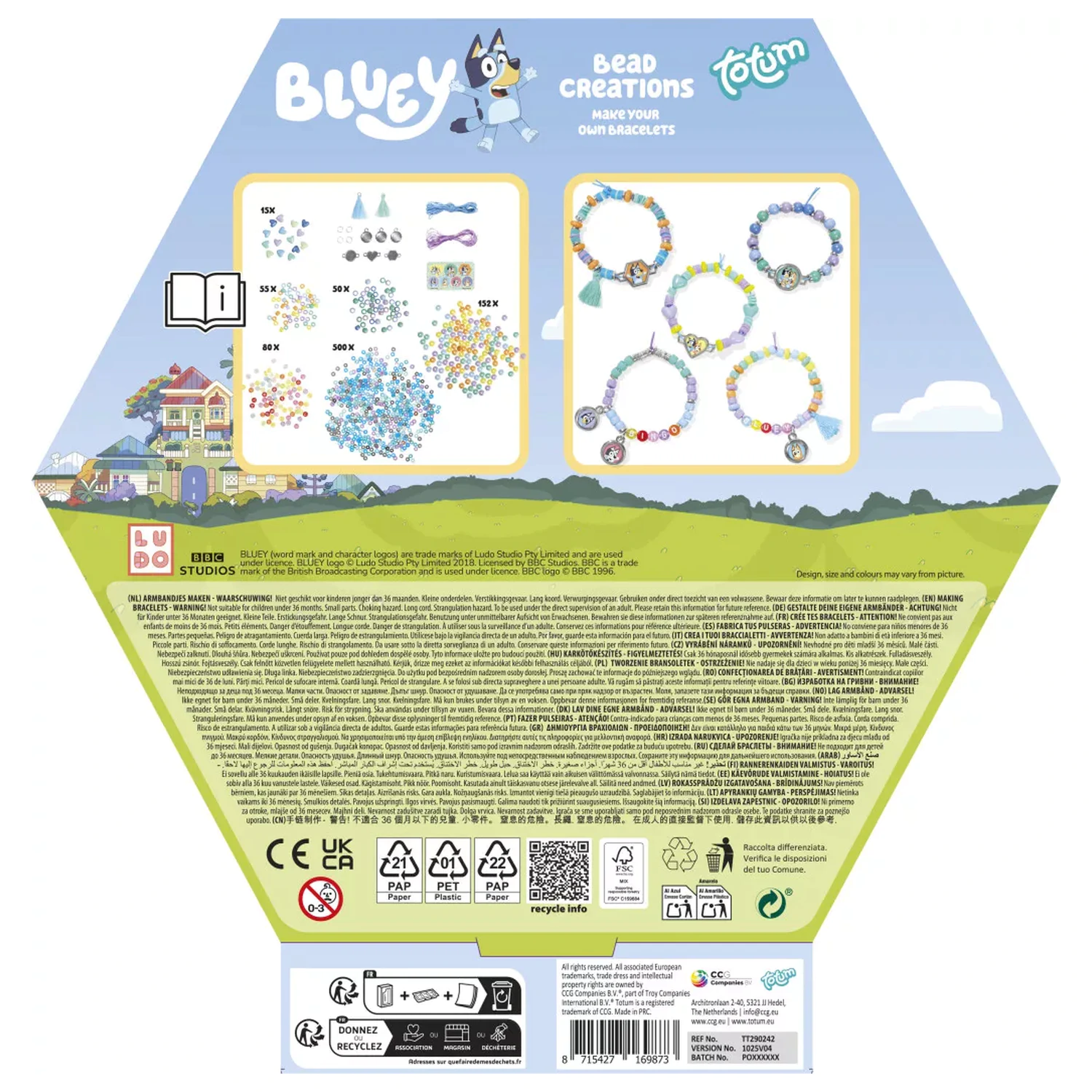 Bluey Happy Set za nizanje perlica fotografija proizvoda
