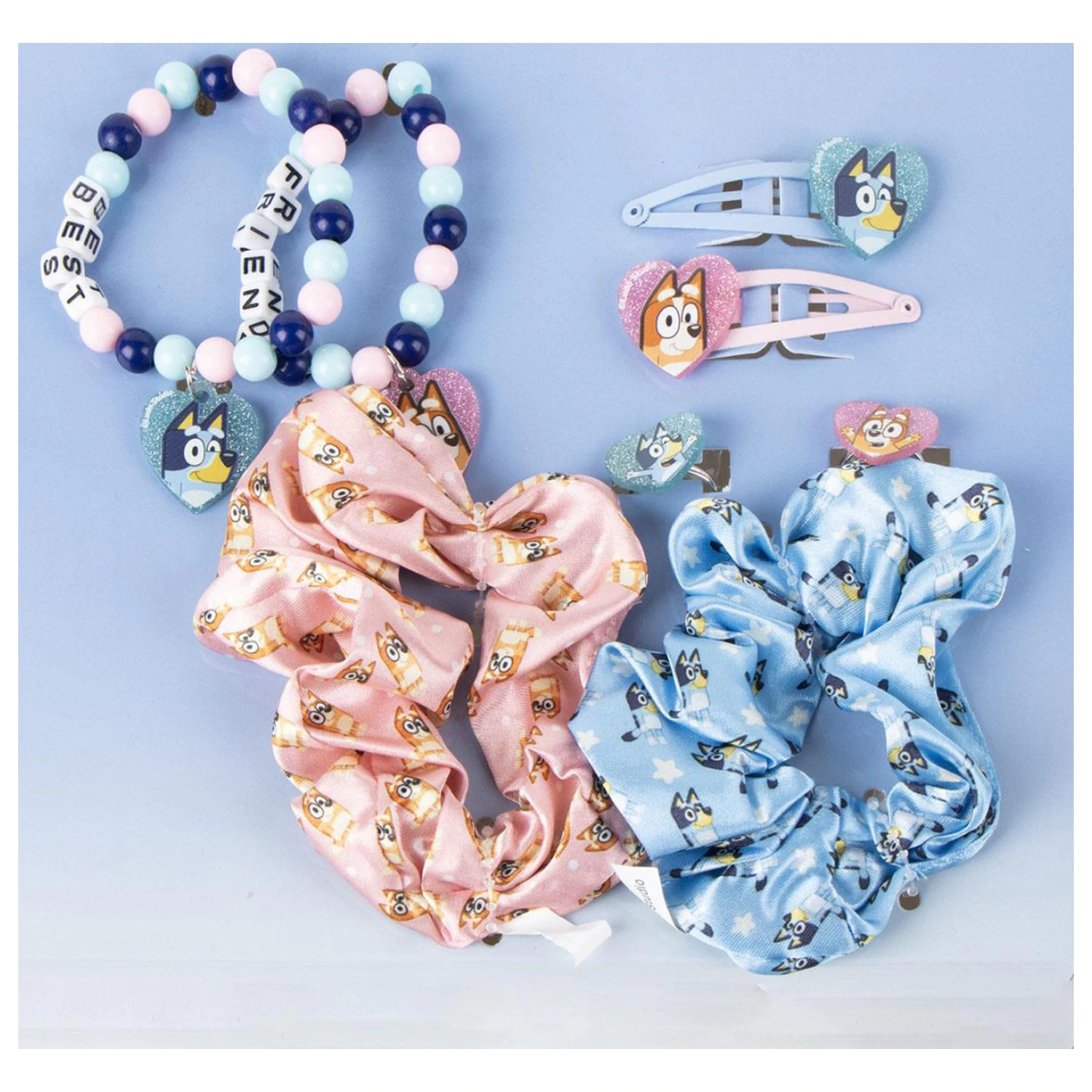 Bluey Happy Set Dodataka za kosu i nakita 8 komada fotografija proizvoda