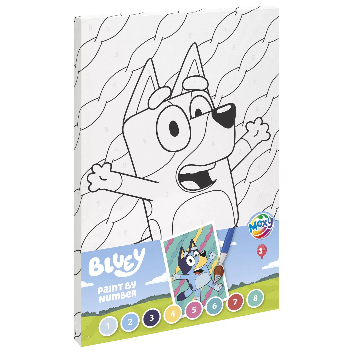Bluey Set za bojanje sretnih brojeva fotografija proizvoda