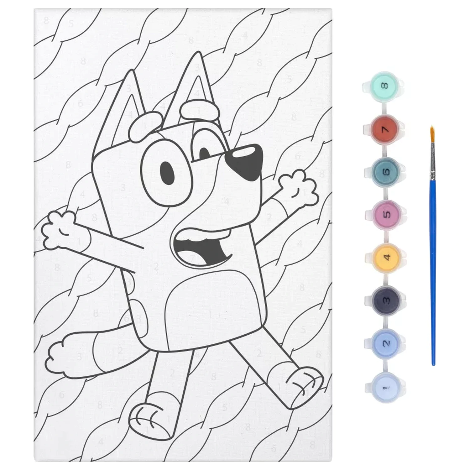 Bluey Set za bojanje sretnih brojeva fotografija proizvoda