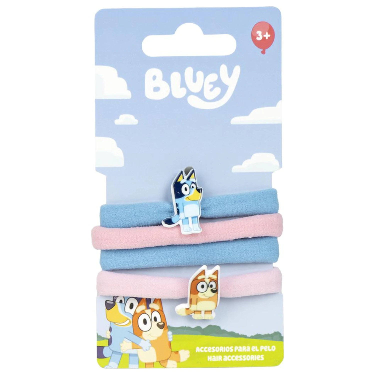 Bluey Happy Vibes Set Gumica Za Kosu, 4 komada fotografija proizvoda