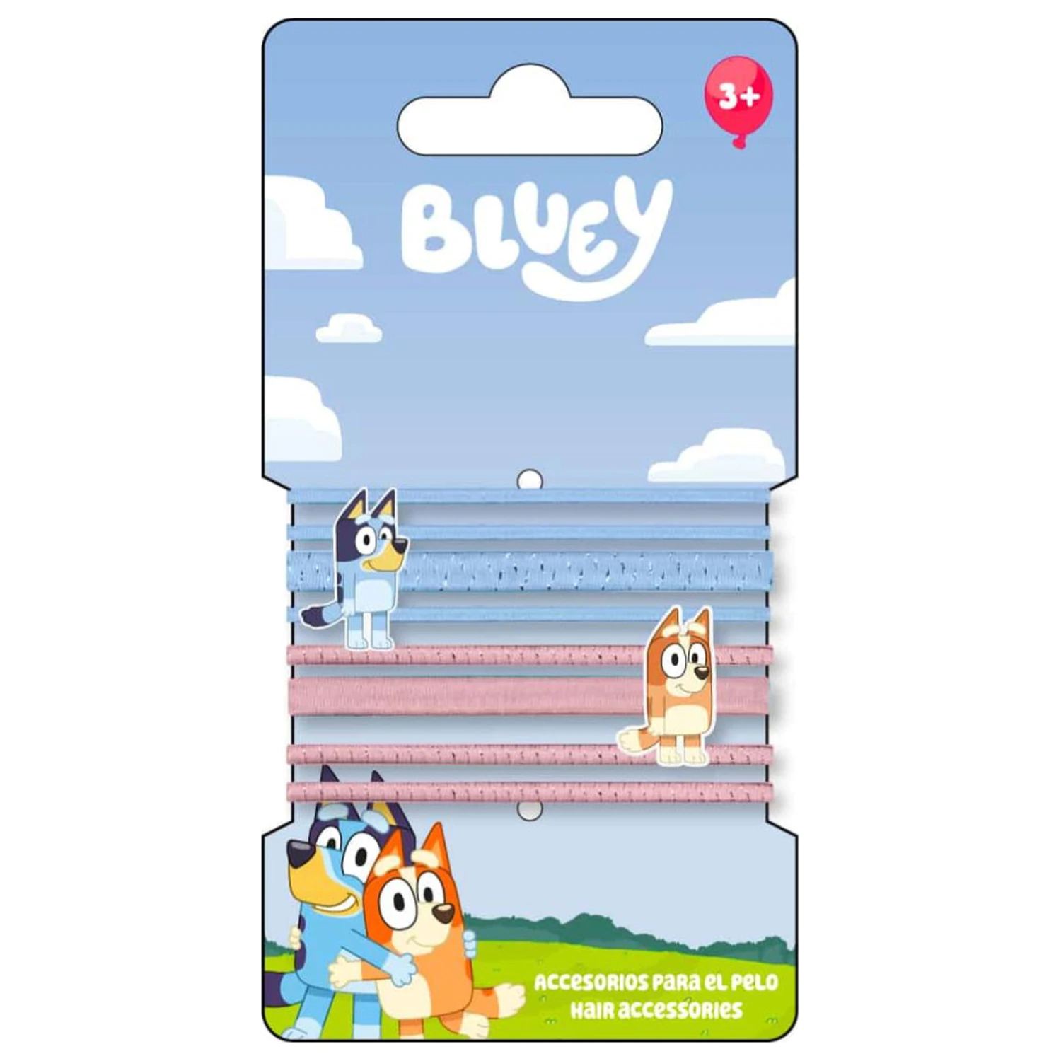 Bluey Happy Vibes Set Gumica za kosu, 8 komada fotografija proizvoda