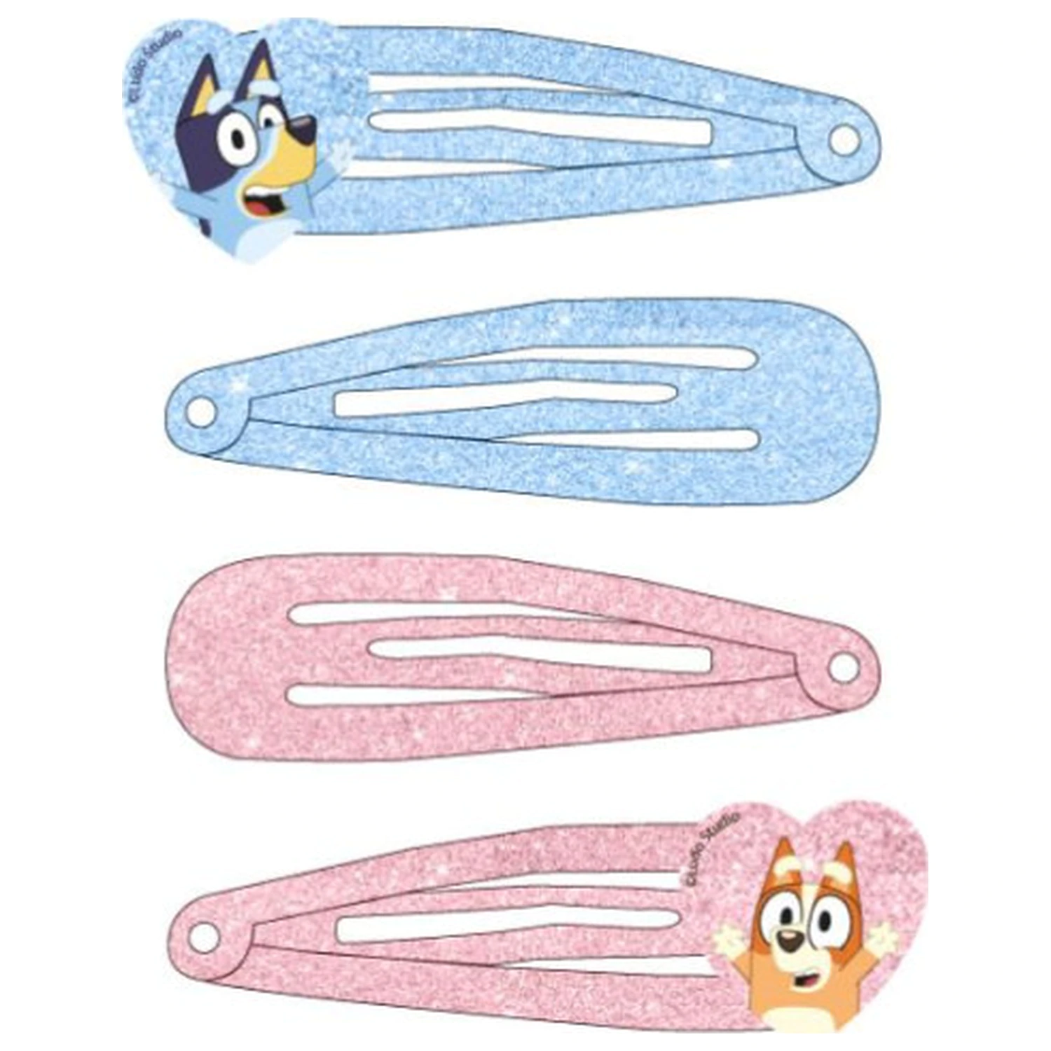 Bluey Heart ukosnice za kosu, set od 4 komada fotografija proizvoda