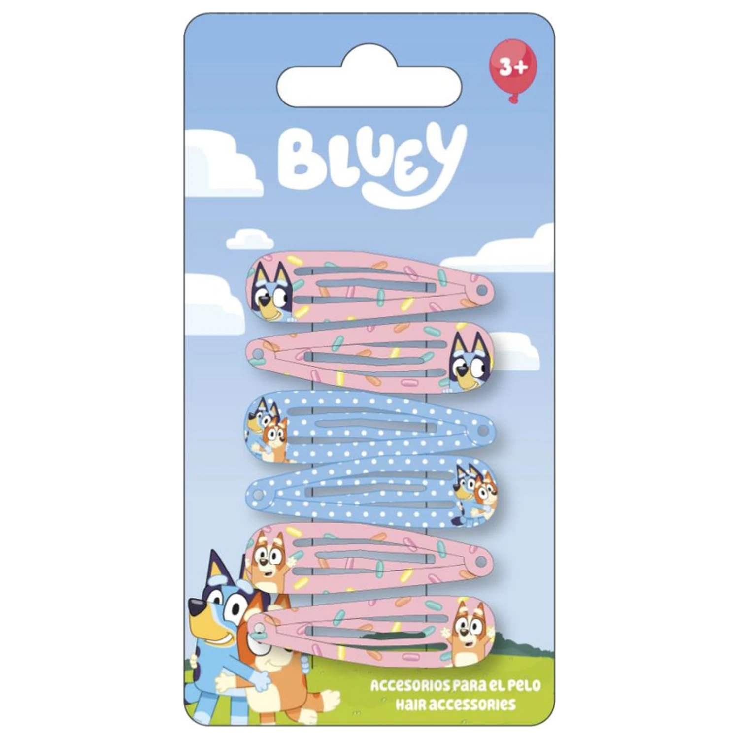 Bluey Heart ukosnice za kosu set, 6 komada fotografija proizvoda