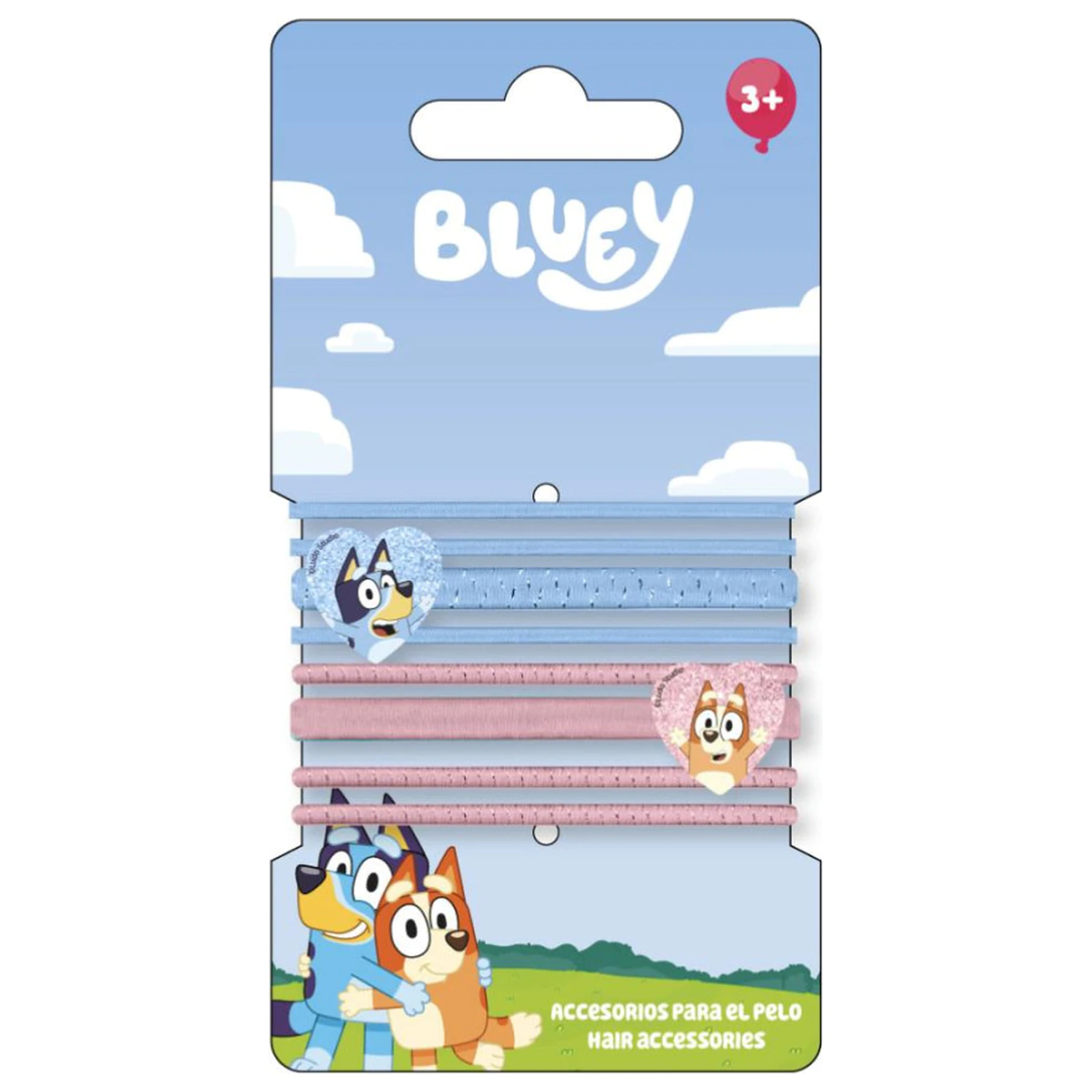 Bluey Heart gumice za kosu, set od 8 komada fotografija proizvoda
