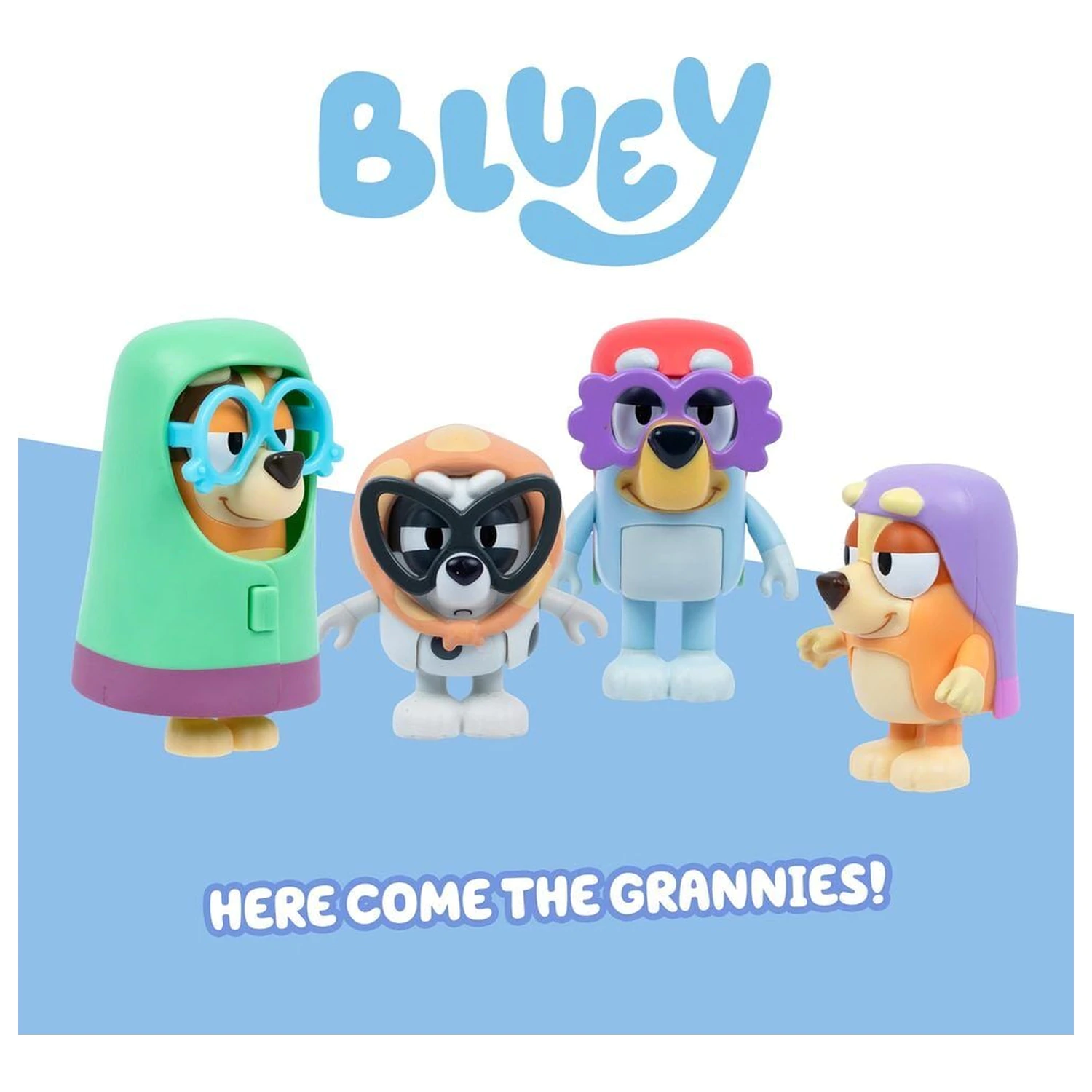 Bluey Here Come The Grannies pakiranje 4 figurice fotografija proizvoda