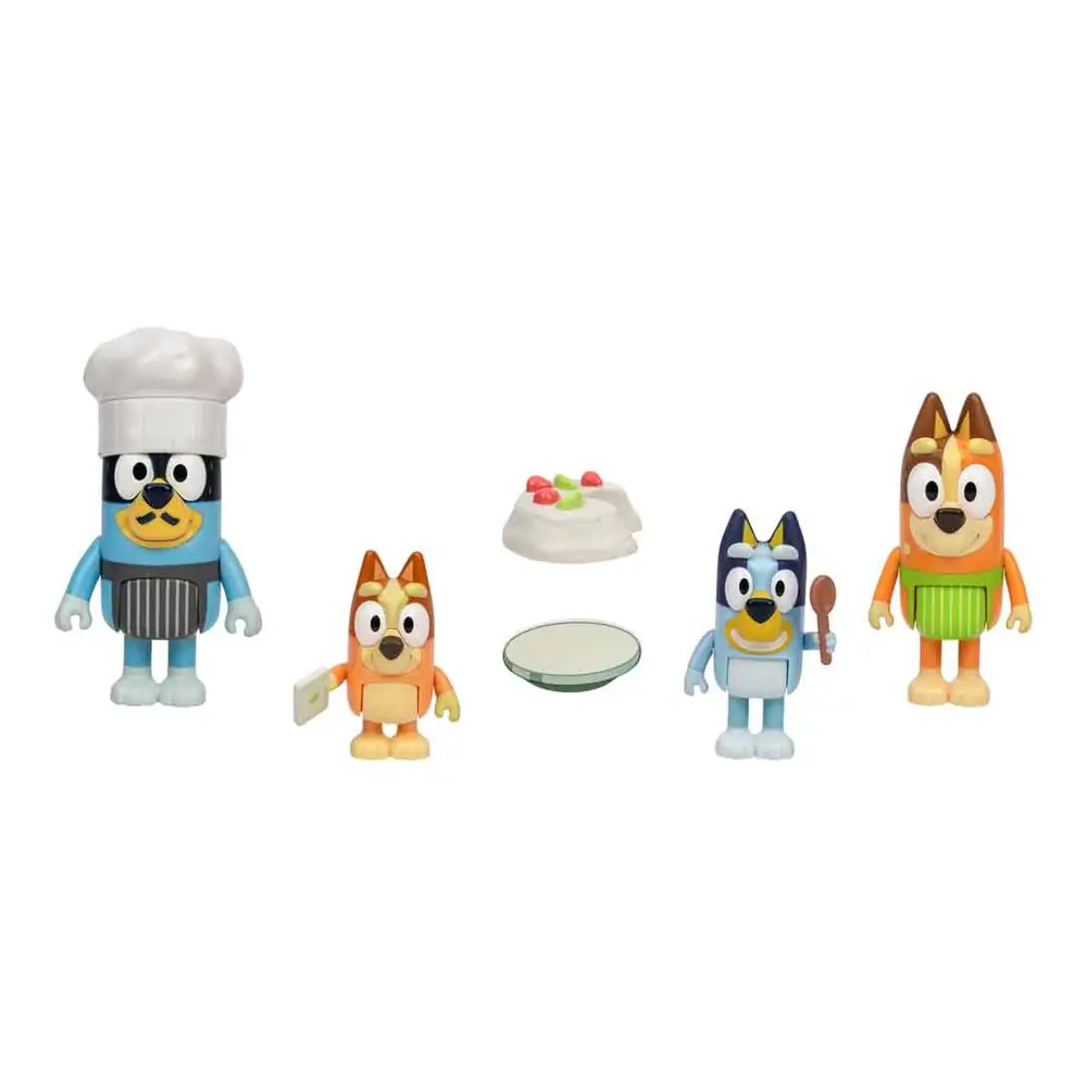 Bluey Lets Play Chef pakiranje 4 figure fotografija proizvoda