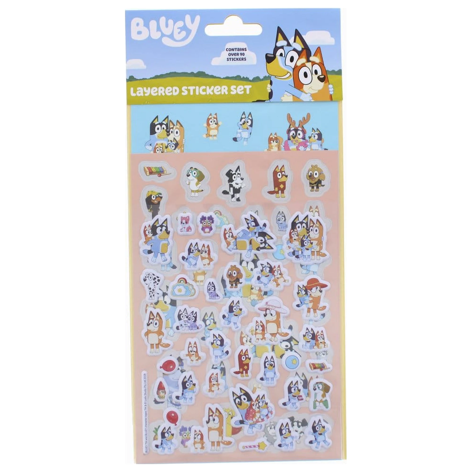 Bluey set naljepnica fotografija proizvoda