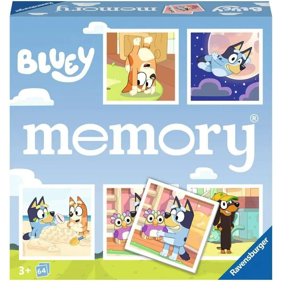 Bluey igra memorije fotografija proizvoda