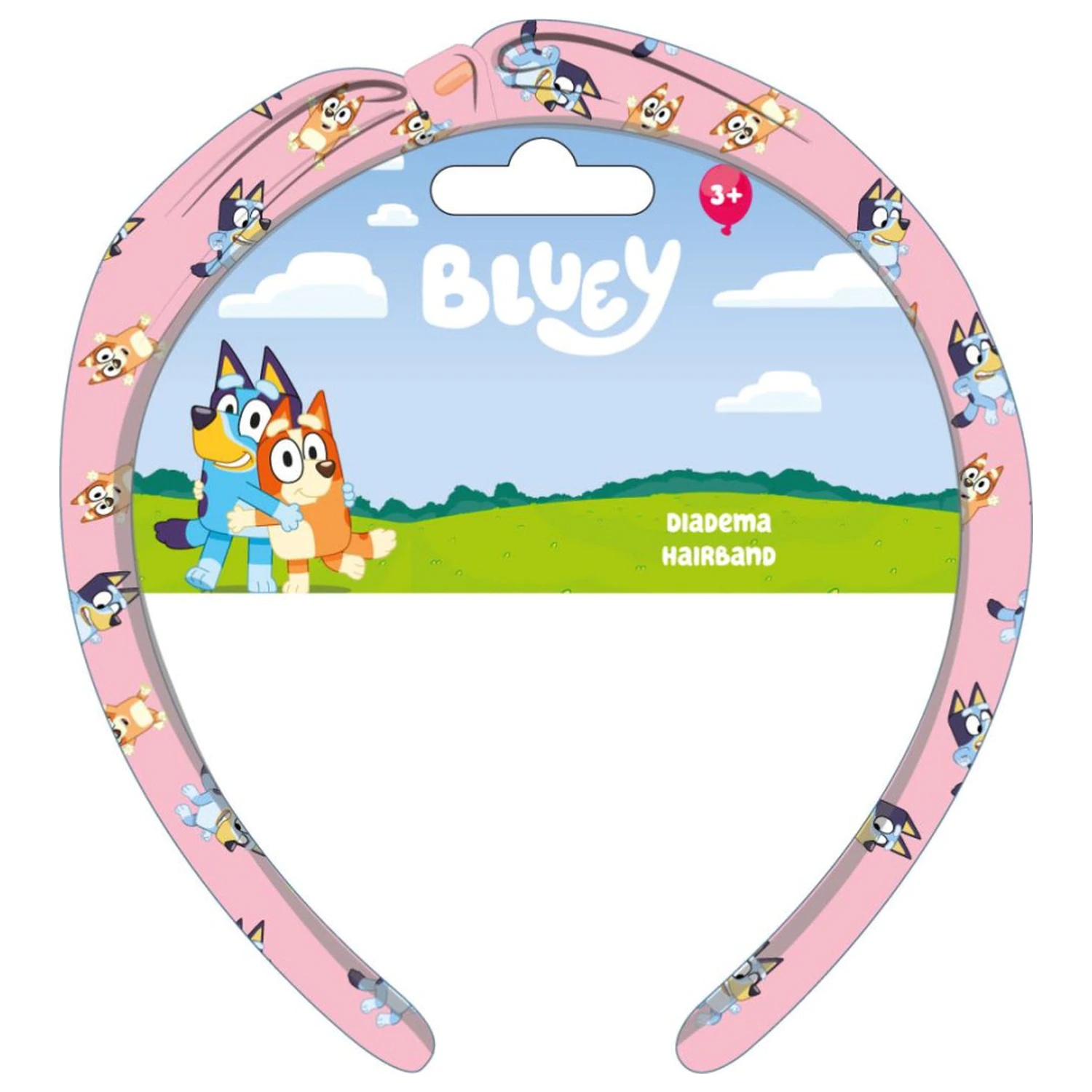 Bluey ružičasta traka za glavu fotografija proizvoda