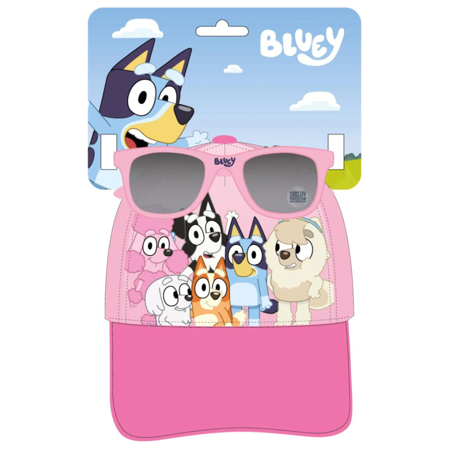 Bluey Pink Team sunčane naočale i set šilterice fotografija proizvoda