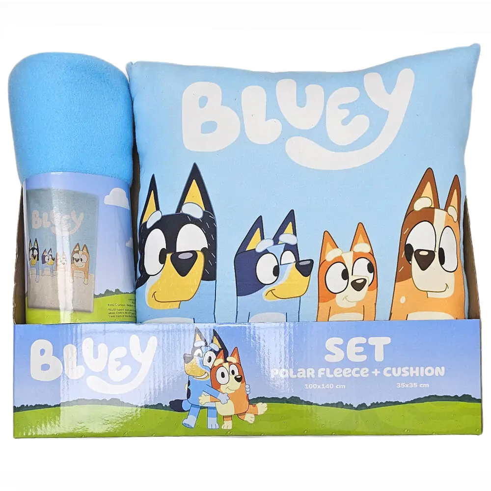 Bluey polarni pokrivač + set jastuka fotografija proizvoda