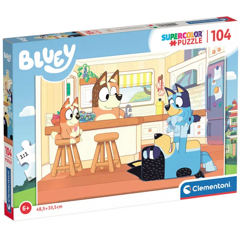 Bluey puzzle 104 kom fotografija proizvoda