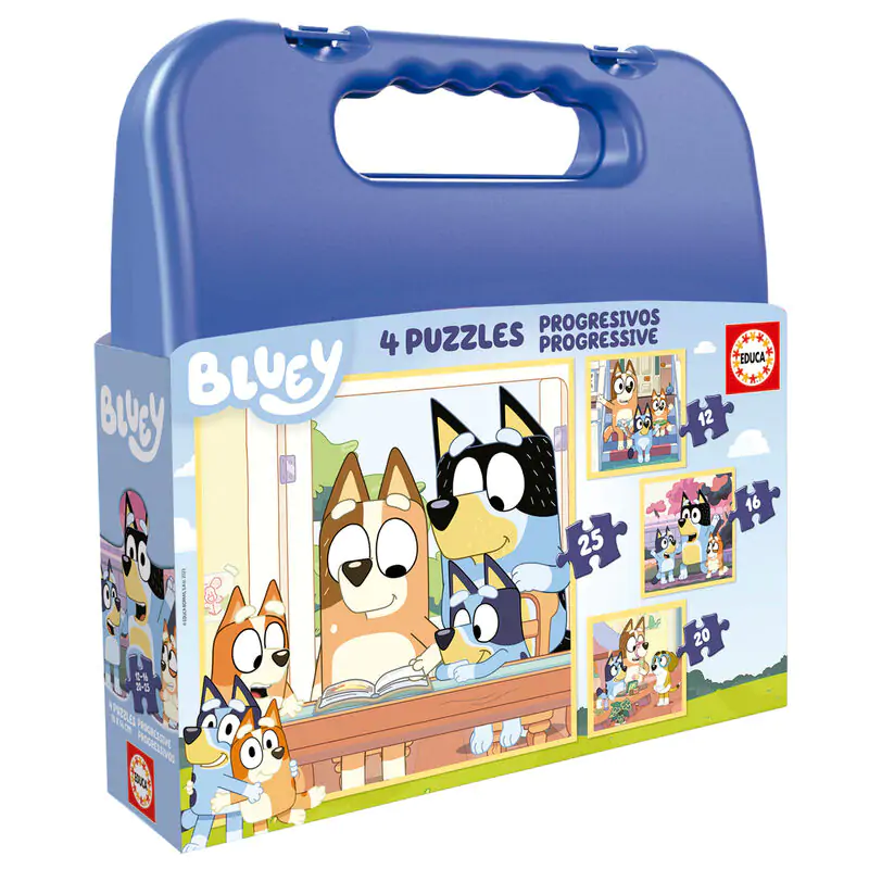 Bluey kovčeg puzzle 12-16-20-25 kom fotografija proizvoda