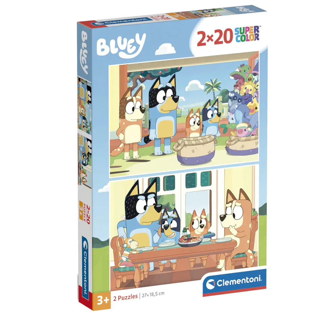 Bluey puzzle 2x20 komada fotografija proizvoda