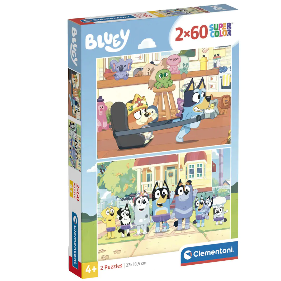 Bluey puzzle 2x60 komada fotografija proizvoda