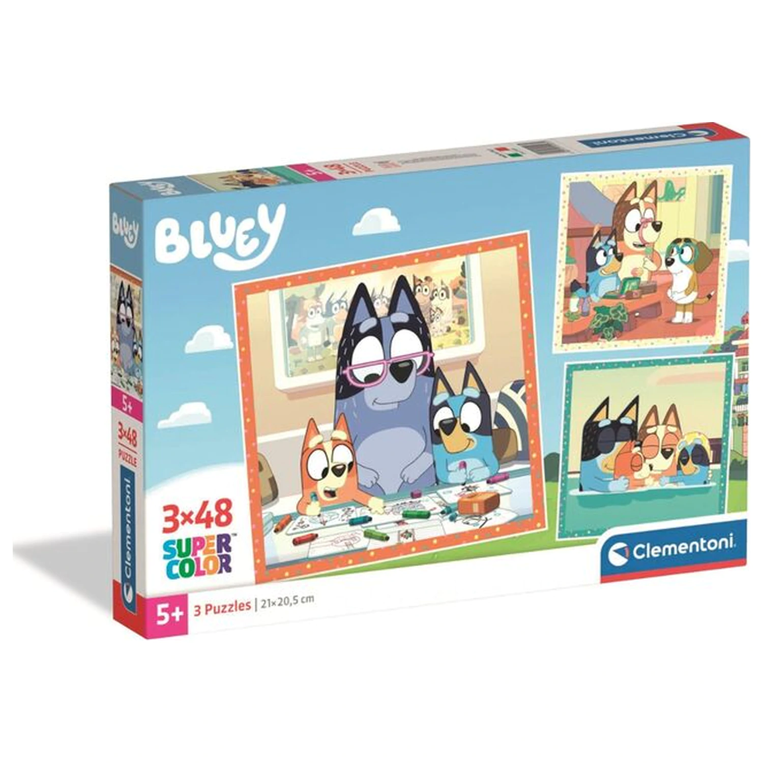 Bluey slagalica 3x48 komada fotografija proizvoda