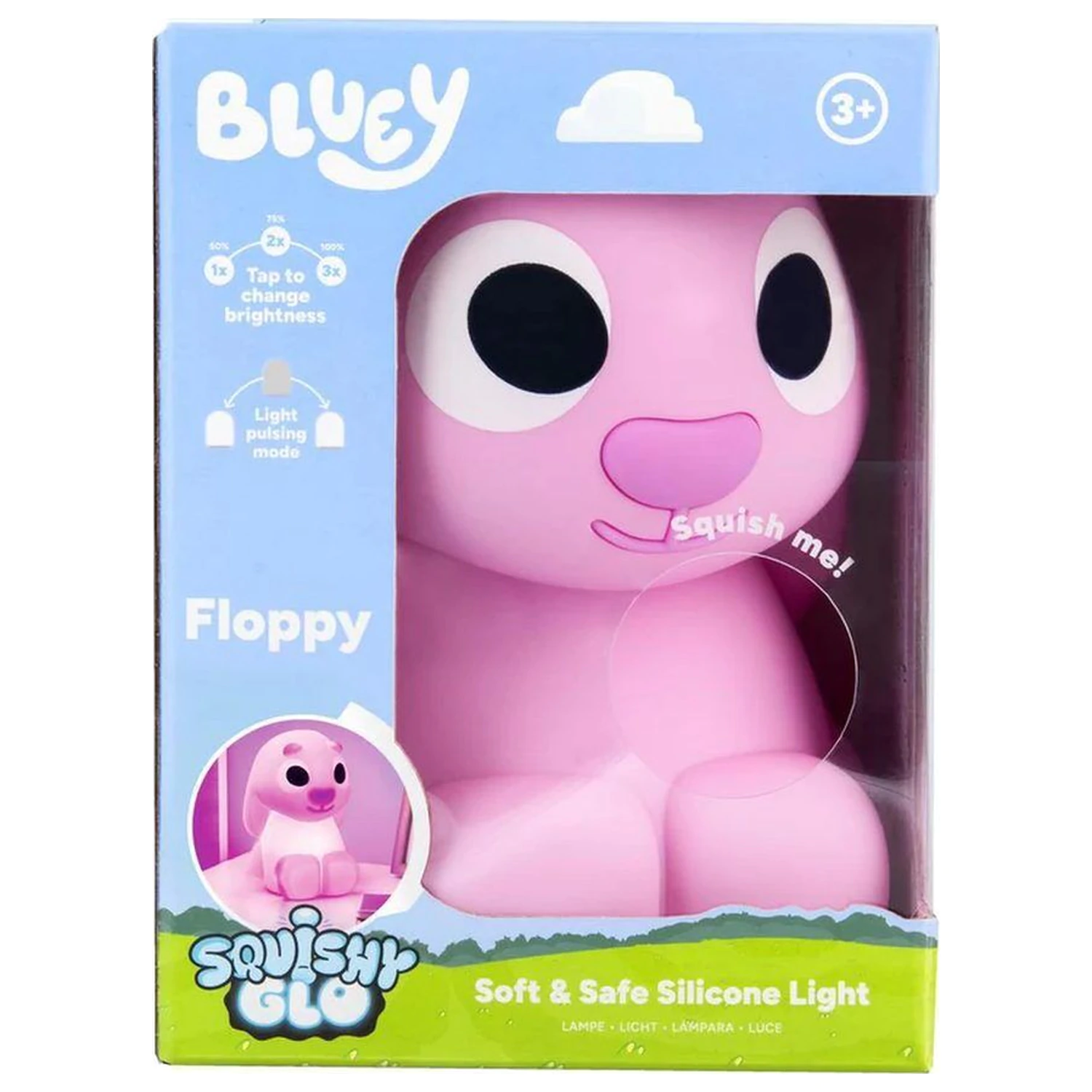 Bluey SquishyGlo Silikonsko svjetlo savitljivo punjivo fotografija proizvoda
