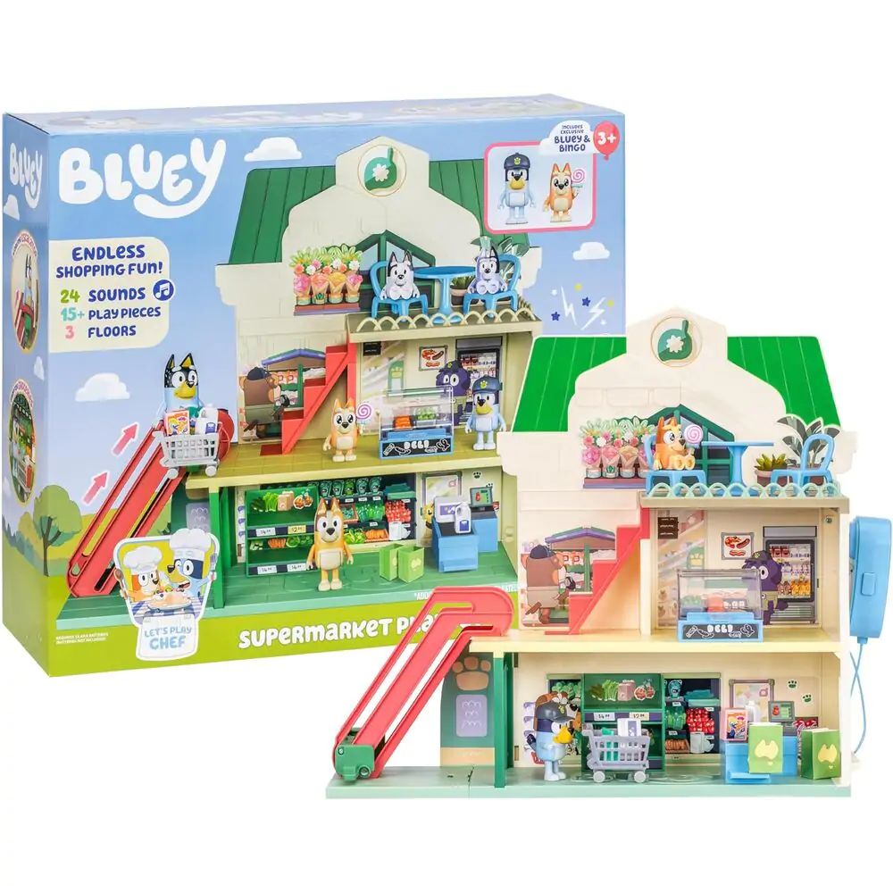 Bluey supermarket set za igranje i figure fotografija proizvoda