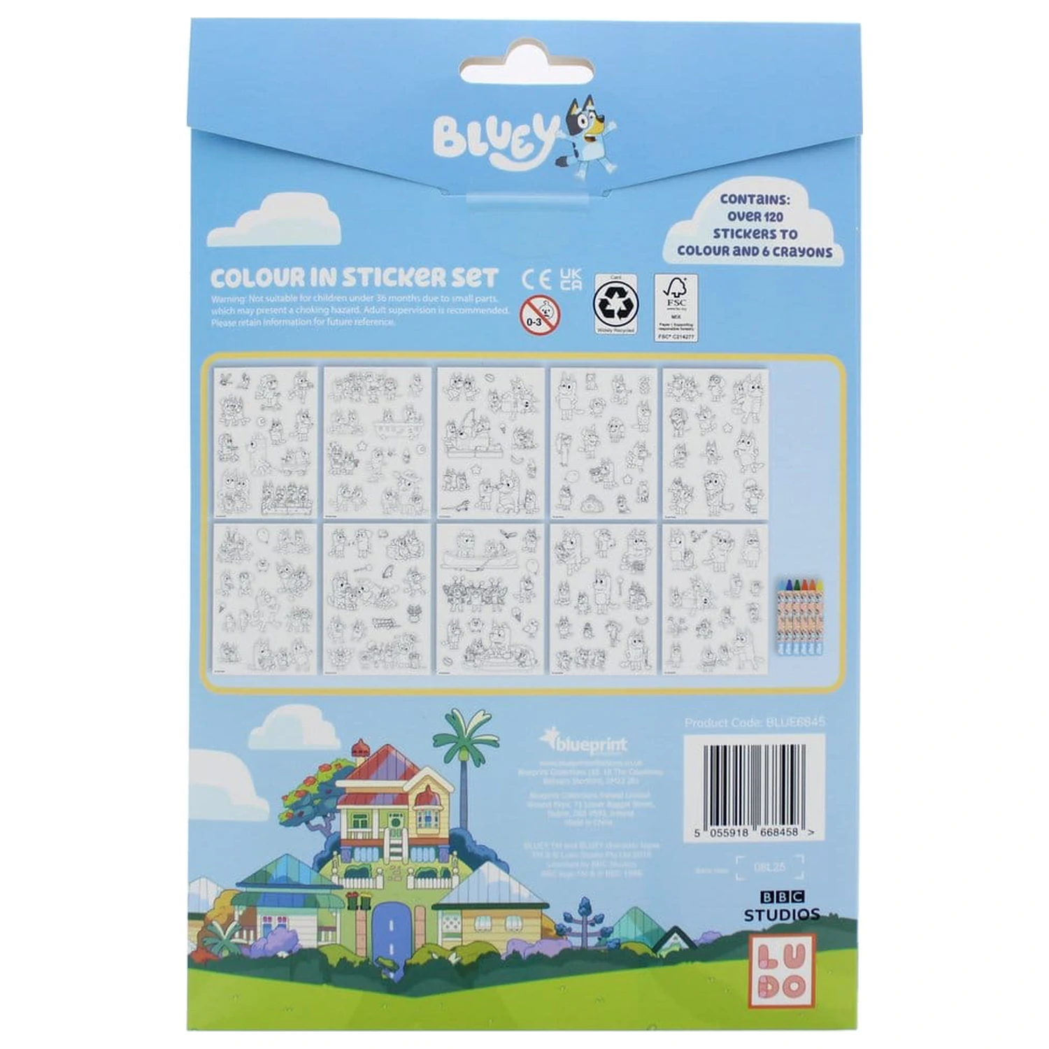 Bluey Set za bojanje naljepnica fotografija proizvoda