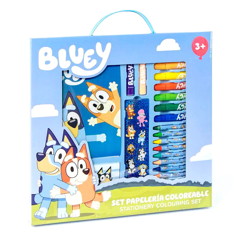 Bluey set za bojanje, uredski materijal fotografija proizvoda