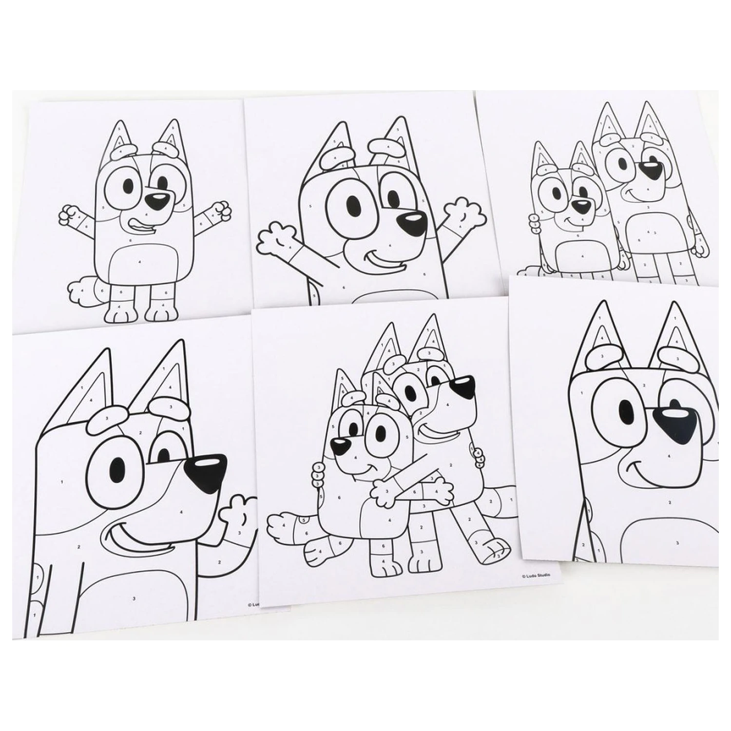 Bluey To Wave Set za bojanje fotografija proizvoda